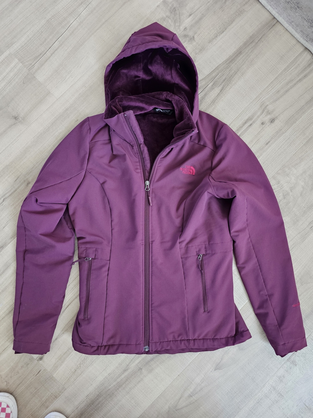 Thr Northface Shelbe Raschel Jacket Size Small In Purple